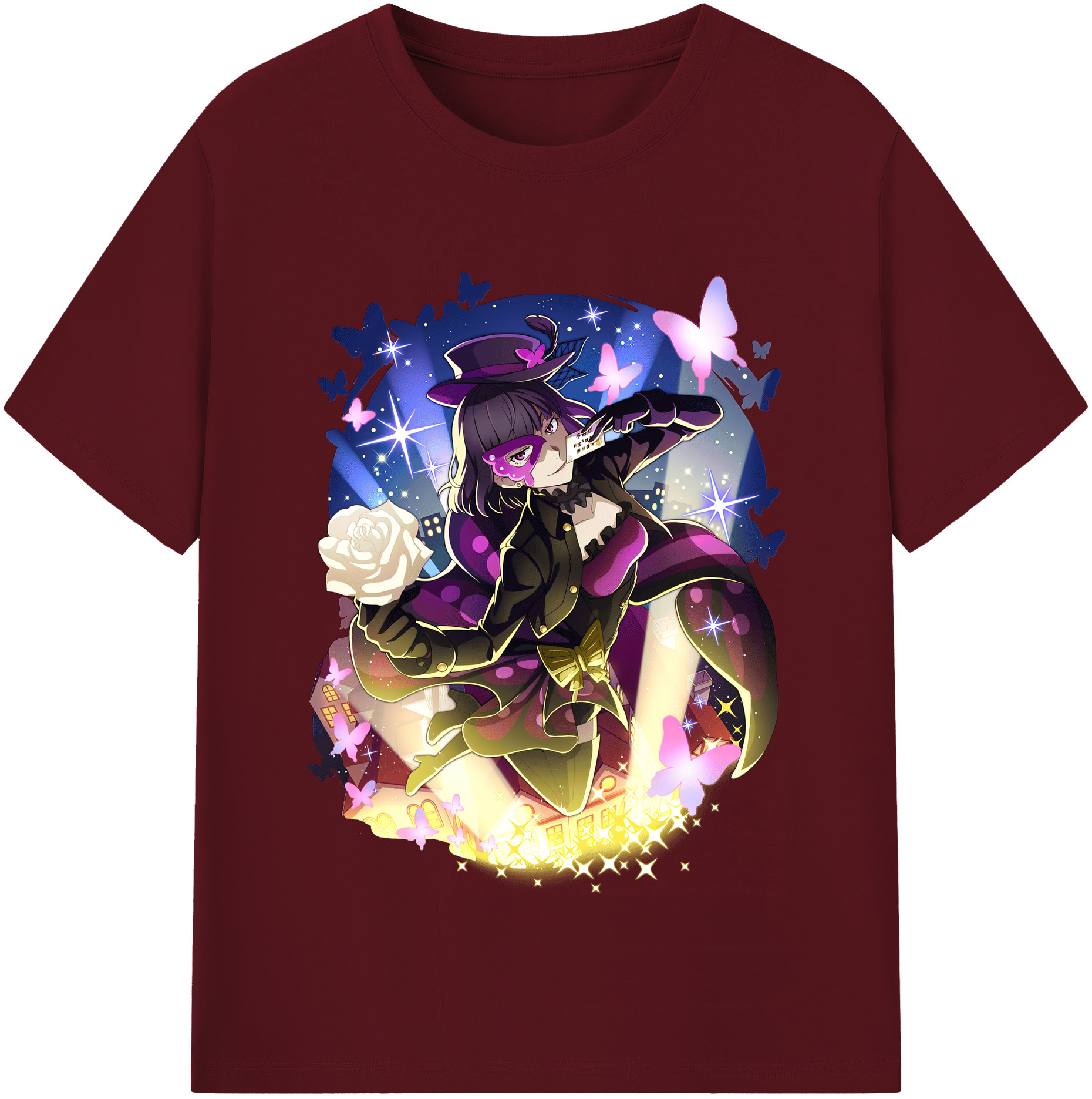 （画像用） 文豪ストレイドッグス Bungo Stray Dogs 綿100％半袖Tシャツ（フロントプリント）